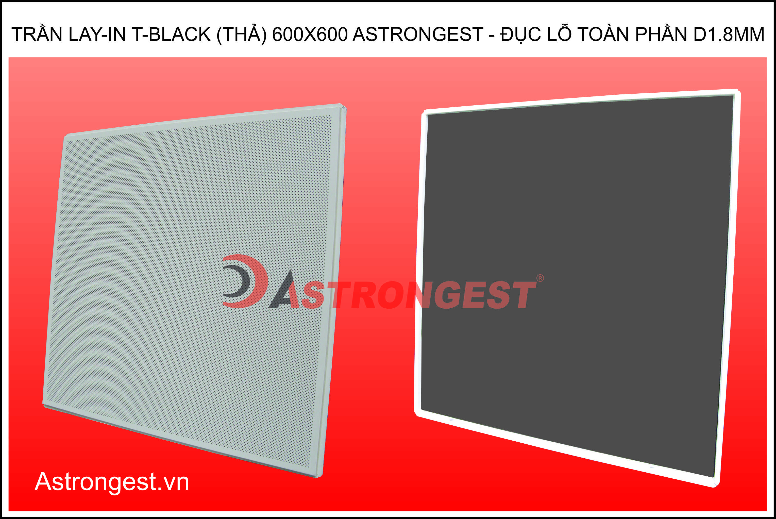 Thi công lắp đặt nhôm thả Lay-in T-Black 600x600 như thế nào?